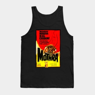 Classic Kaiju Monster Movie Poster - Giant Moth Tank Top